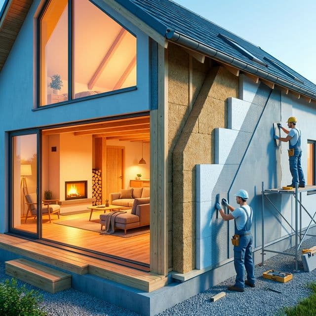 Isolation Thermique par l'Extérieur (ITE) : Prix au m² et gain de chaleur réel