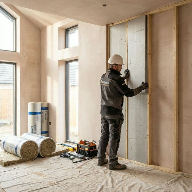 Isolation des murs par l'intérieur (ITI) : Perte de surface vs économie d'énergie