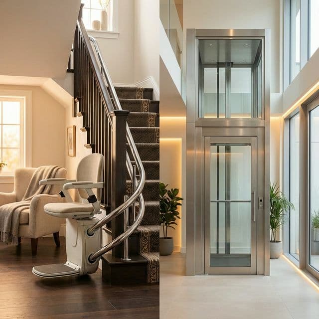 Monte-escalier ou ascenseur privatif : Comment choisir ?